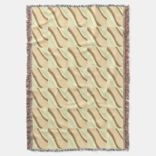 simple minimal add your text monogram name throw f blanket