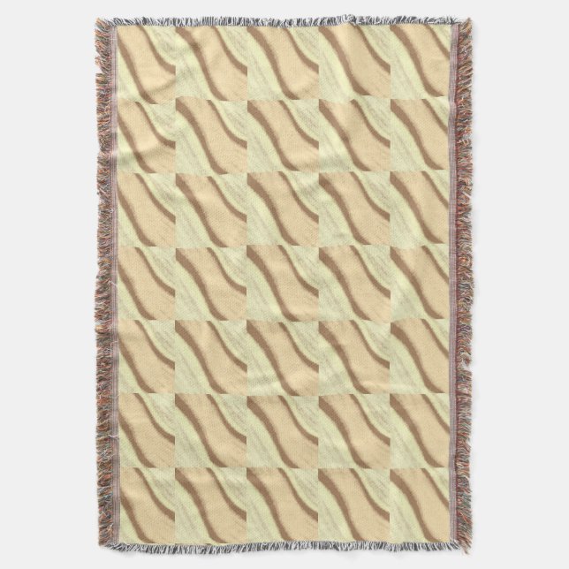 simple minimal add your text monogram name throw f blanket (Front Vertical)