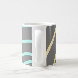 simple minimal add your text monogram photo    cof coffee mug