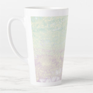 simple minimal add your text monogram photo    cof latte mug