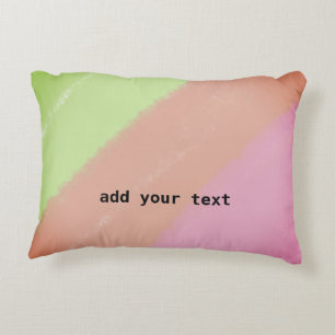 simple minimal add your text monogram photo throw decorative cushion