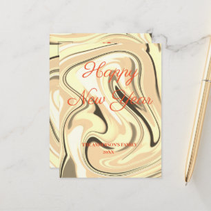 simple minimal add your text new year card