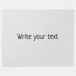 simple minimal add your text photo christmas baby fleece blanket