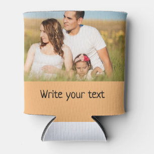 simple minimal add your text photo christmas     c can cooler