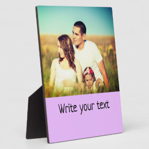simple minimal add your text photo christmas     p plaque