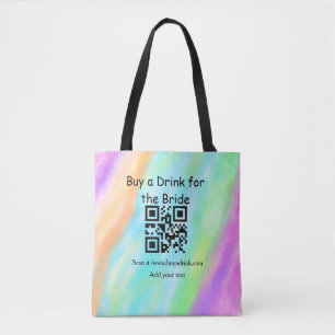 Simple minimal bachelorette buy a bride drink barc tote bag