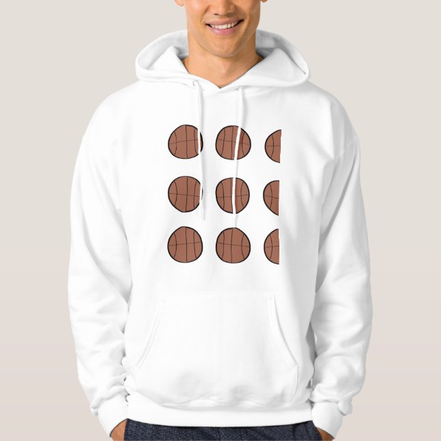 simple minimal basketball baseball bronn custom  hoodie (Front)
