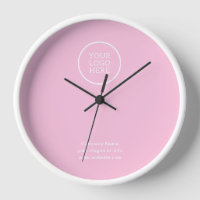 Simple Minimal Business Company Logo Pink