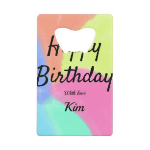 simple minimal calligraphy happy birthday custom a