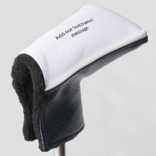 Simple minimal colourful abstract add your text ce golf head cover