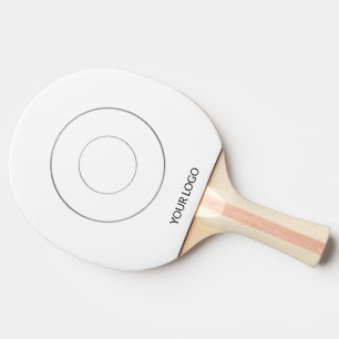 Simple minimal colourful abstract add your text ce ping pong paddle
