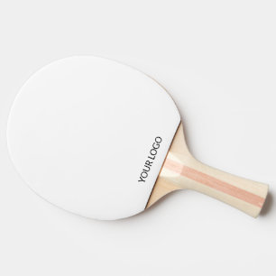 Simple minimal colourful abstract add your text ce ping pong paddle