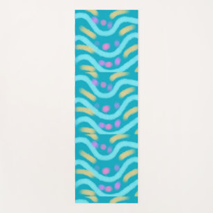 Simple minimal colourful abstract add your text ce yoga mat