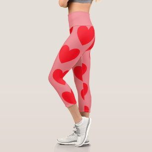 Simple minimal colourful stripes purple green cust capri leggings