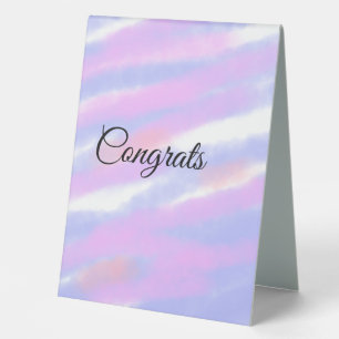 Simple minimal congratulations add your text name