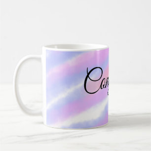 Simple minimal congratulations add your text name coffee mug