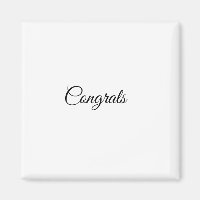 Simple minimal congratulations add your text name