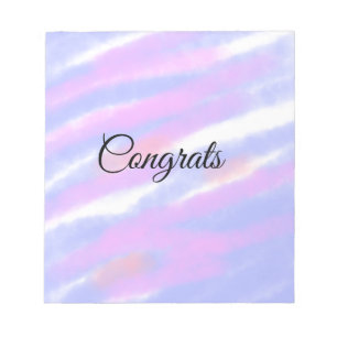 Simple minimal congratulations add your text name notepad