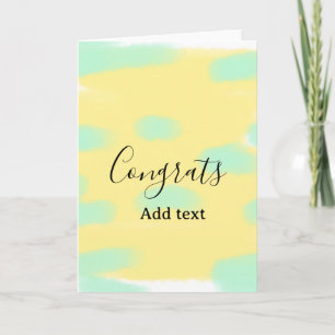 Simple minimal congratulations graduation add your card