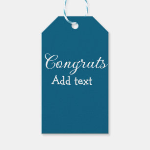 Simple minimal congratulations graduation add your gift tags