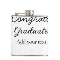 Simple minimal congratulations graduation add your