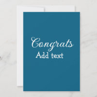 Simple minimal congratulations graduation add your