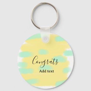 Simple minimal congratulations graduation add your key ring