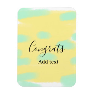 Simple minimal congratulations graduation add your magnet