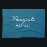 Simple minimal congratulations graduation add your tea towel<br><div class="desc">design</div>