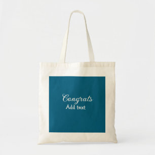 Simple minimal congratulations graduation add your tote bag