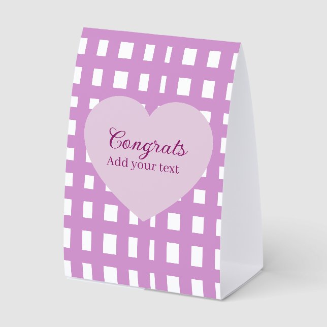 Simple minimal congratulations graduation purple s (Front)