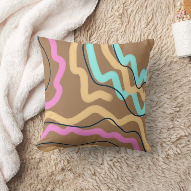simple minimal custom add your logo address websit cushion (Blanket)