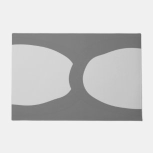 simple minimal custom add your logo address websit doormat
