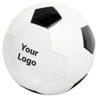 simple minimal custom add your logo address websit soccer ball