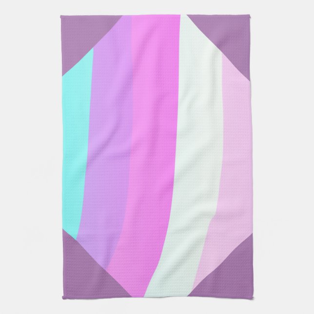 simple minimal custom add your logo address websit tea towel (Vertical)