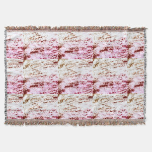 simple minimal custom add your logo address websit throw blanket