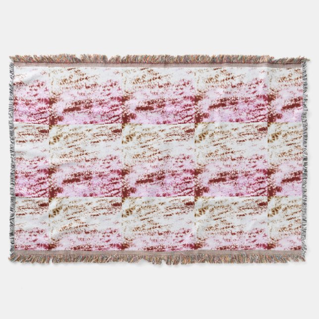 simple minimal custom add your logo address websit throw blanket (Front)