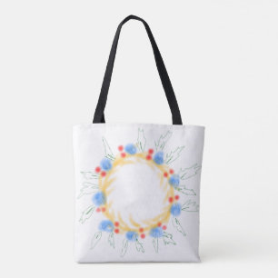 simple minimal custom add your logo address websit tote bag