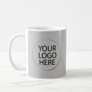 Simple Minimal Custom Business Company Logo Coffee Mug