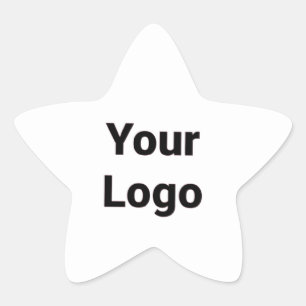 simple minimal  custom LOGO MONOGRAM PERSONALIZED Star Sticker