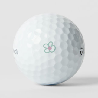 simple minimal custom watercolor add logo website  golf balls