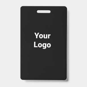 simple minimal custom watercolor add logo website ID badge