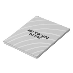 simple minimal custom watercolor add logo website  notepad