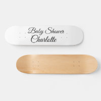 SIMPLE MINIMAL.CUTIE ADD NAME BABY baby shower Thr