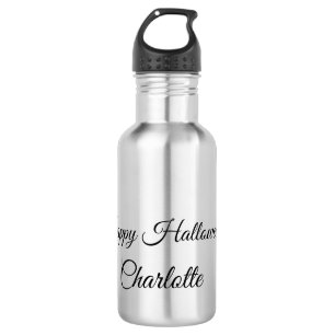 SIMPLE MINIMAL.CUTIE ADD NAME BABY happy Halloween 532 Ml Water Bottle