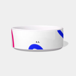 SIMPLE MINIMAL.CUTIE ADD NAME BABY heart add lette Bowl
