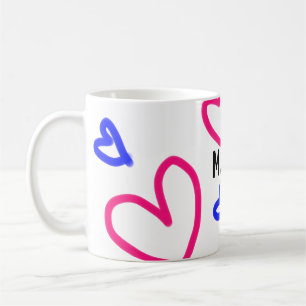 SIMPLE MINIMAL.CUTIE ADD NAME BABY heart add lette Coffee Mug