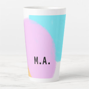 SIMPLE MINIMAL.CUTIE ADD NAME BABY letter Throw Pi Latte Mug