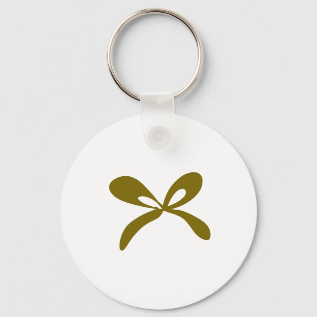 Simple minimal elegant custom logo here company  b key ring (Front)