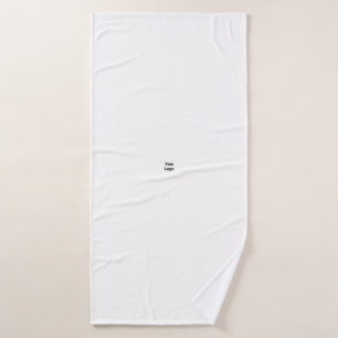 Simple minimal elegant custom logo here company    bath towel
